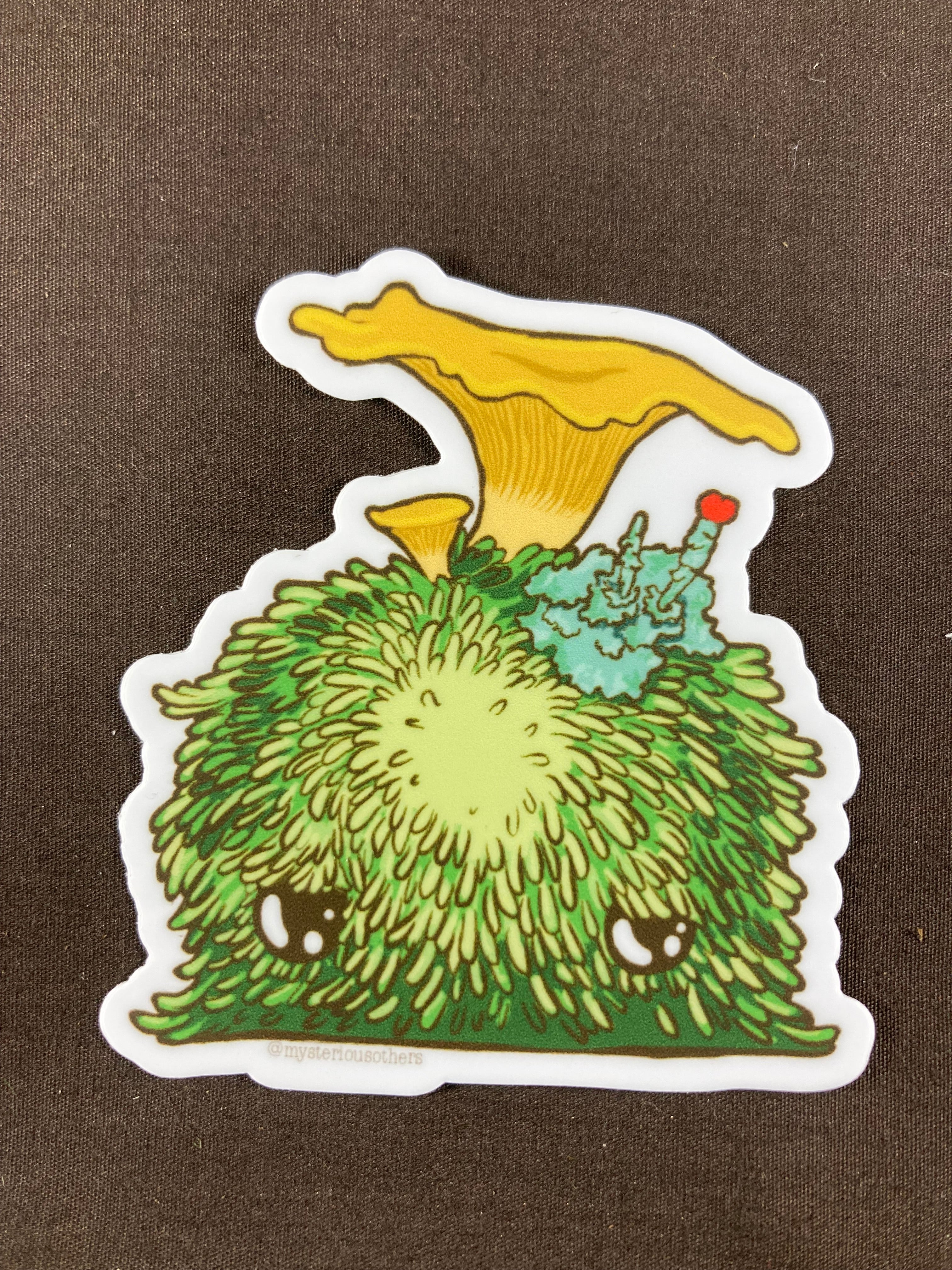Mossy Lumpkin Vinyl Sticker – 3" Waterproof Fantasy Creature