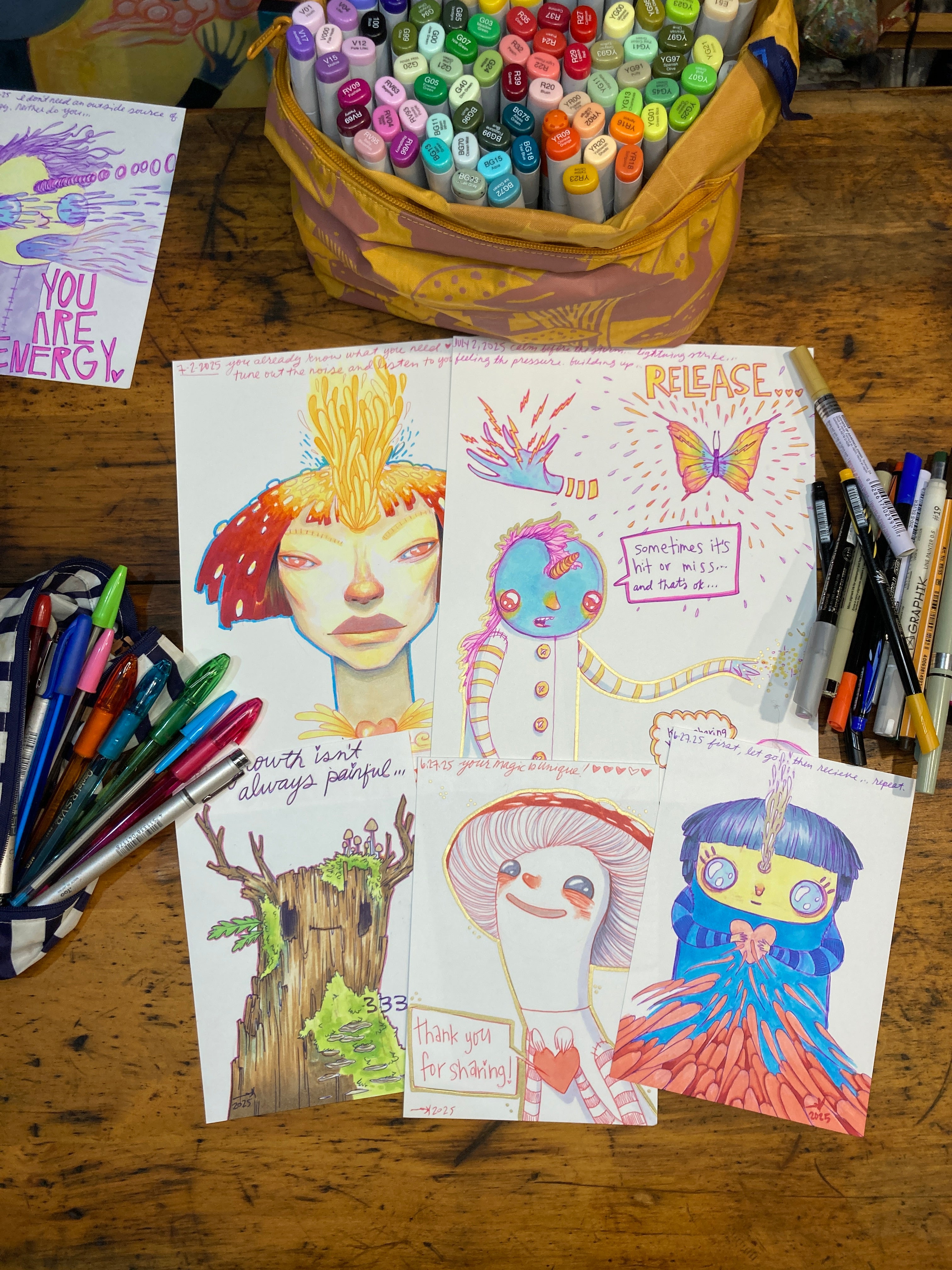Custom Oracle Illustration - Intuitive Illustration by Colibri