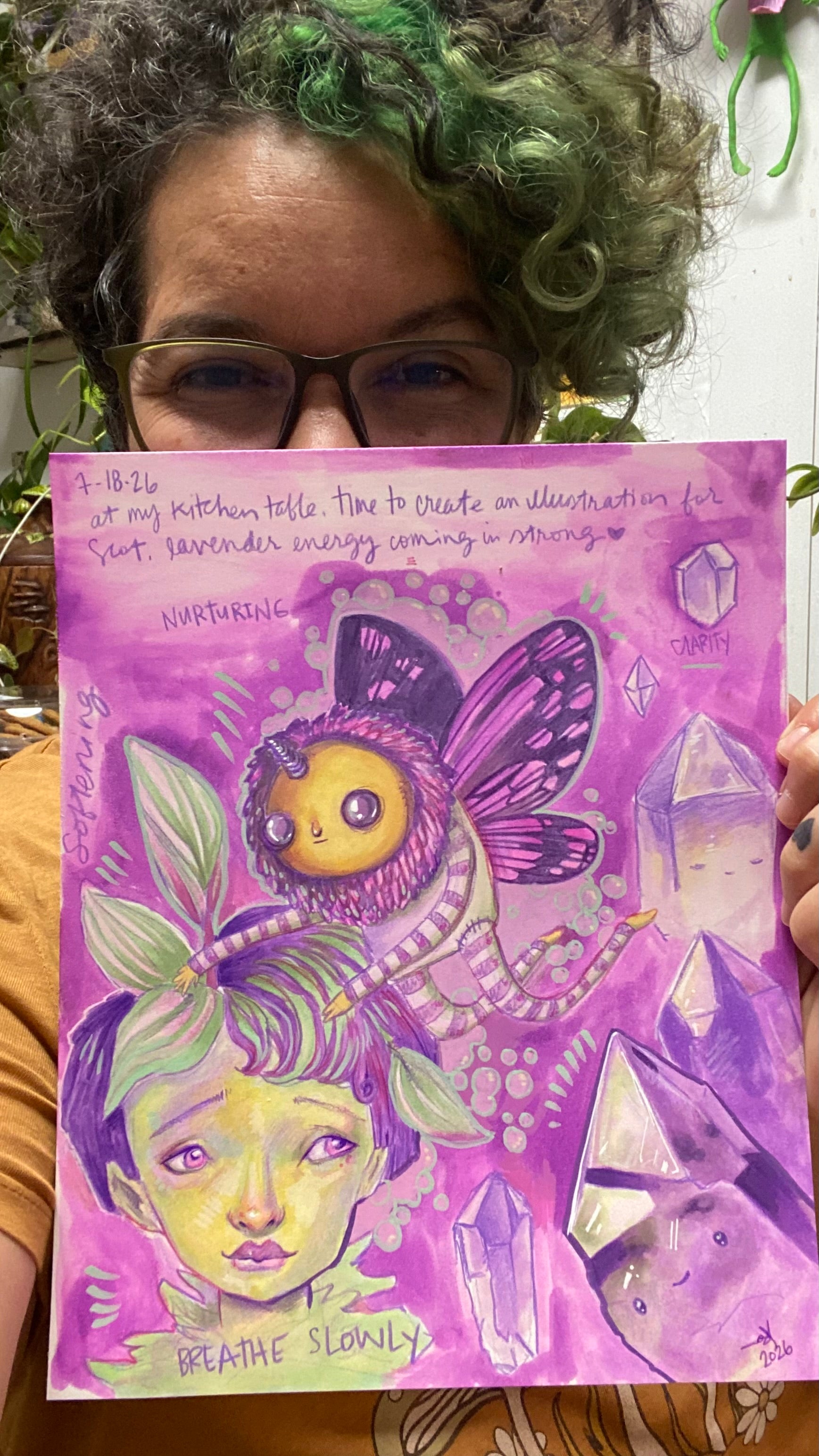 Custom Oracle Illustration - Intuitive Illustration by Colibri
