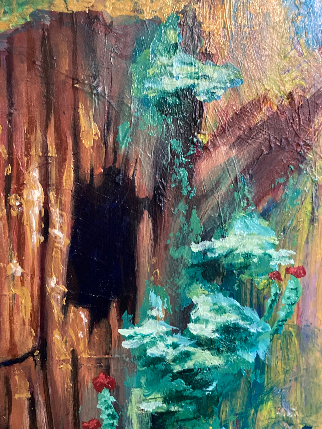 I Will Be Your Safe Space When You Need A Place To Rest - 9x12 Original Painting - Nurse Log Collection