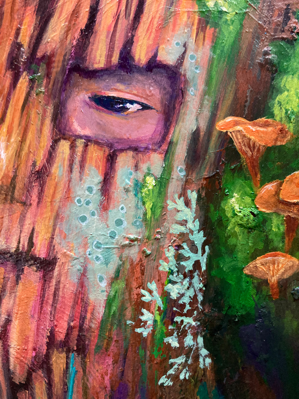 Warriors Need Love Too - 8x10 - Original painting on gesso board
