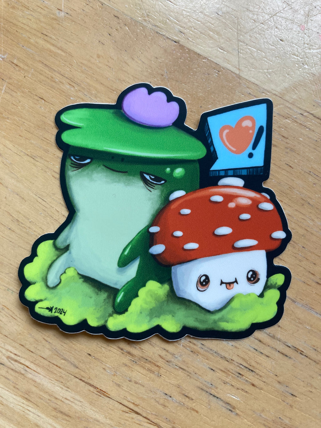 🐸🍄 BFFS – Vinyl Sticker (3")