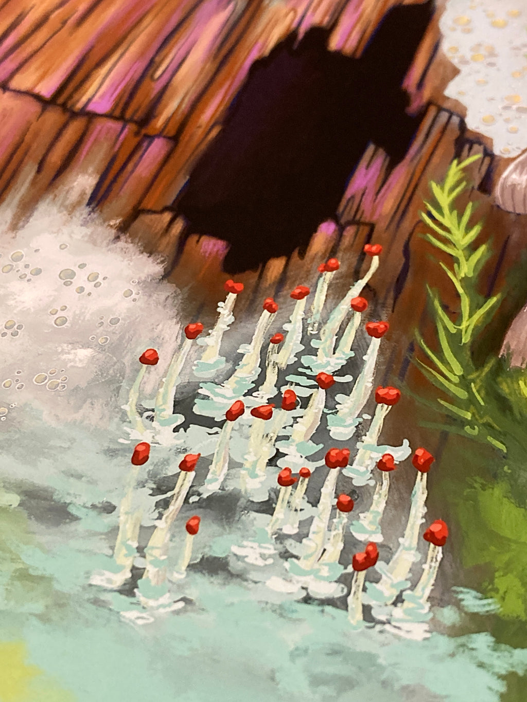 Print - Tekkin the Nurse Log Dryad