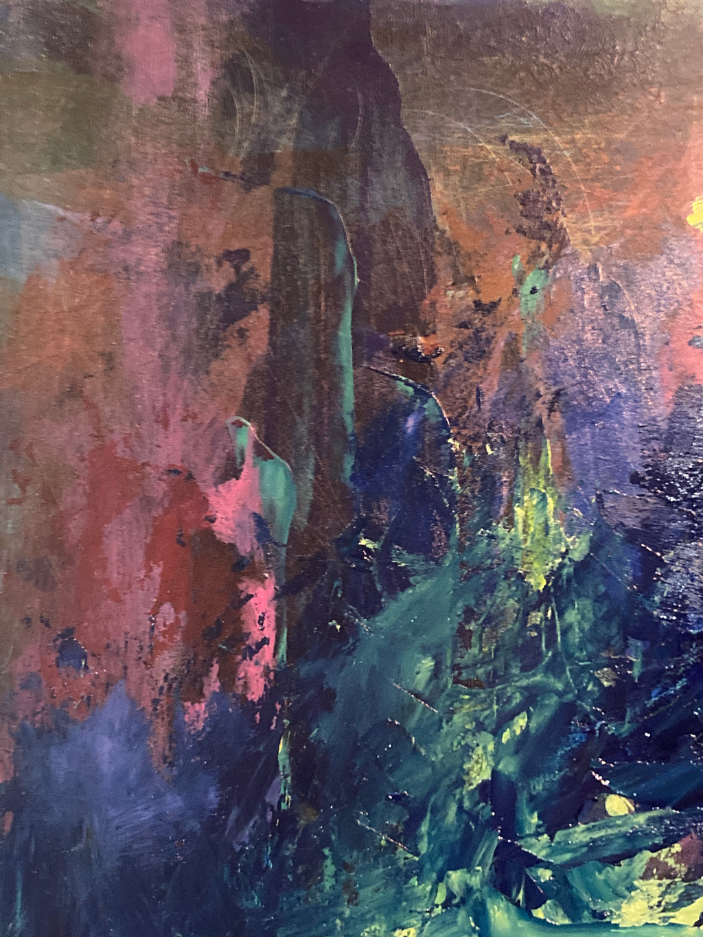 Weightless - 12x16 - Original painting - Acrylic and oil on cradled gesso board