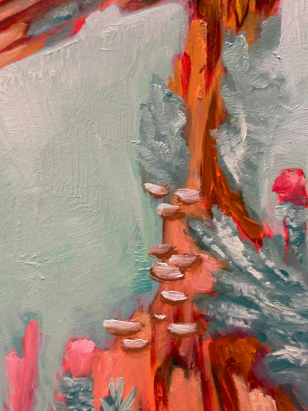 Theta Dweller - Original painting - 8x10 - Acrylic and Oil on gesso board