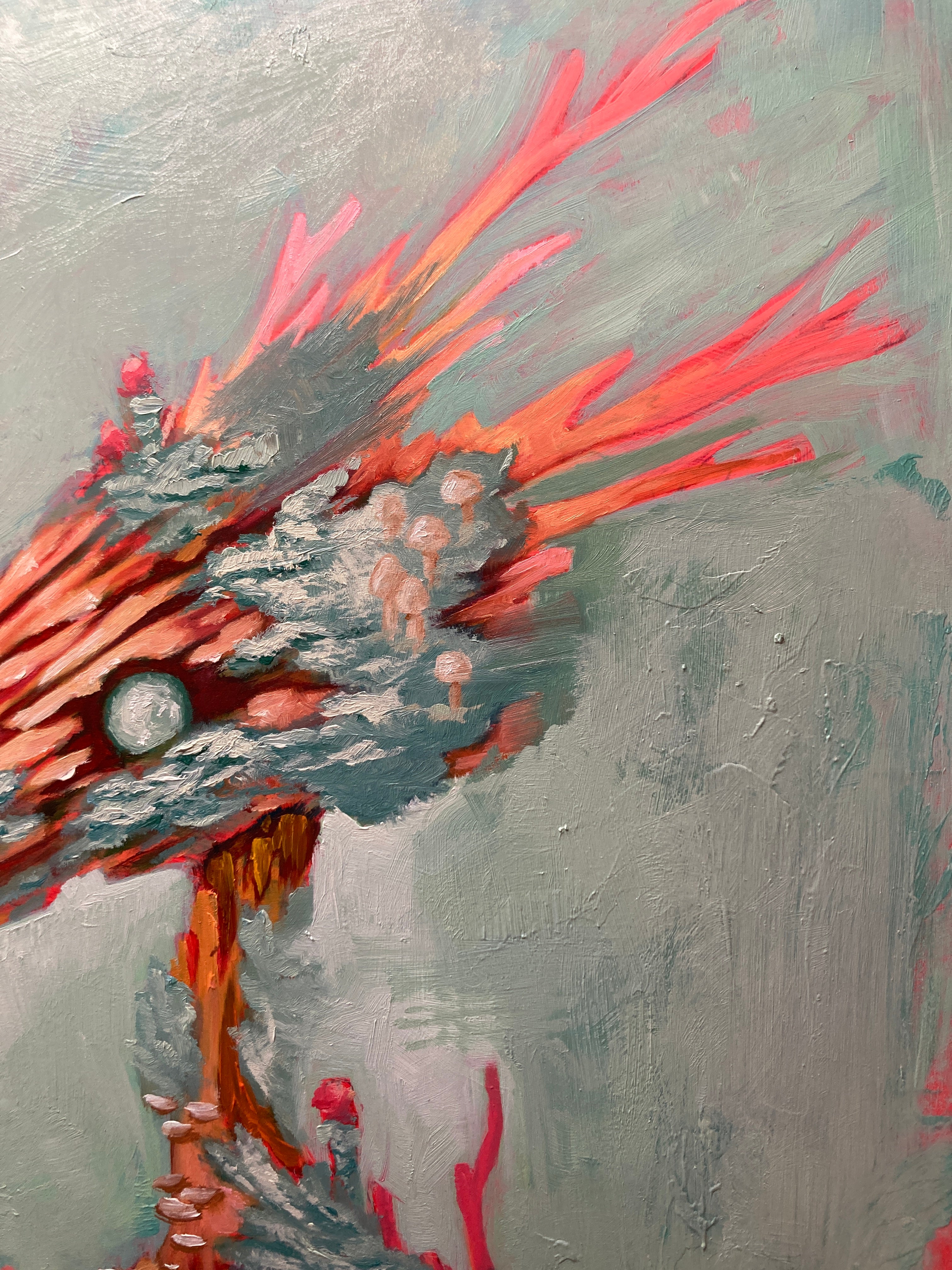 Theta Dweller - Original painting - 8x10 - Acrylic and Oil on gesso board