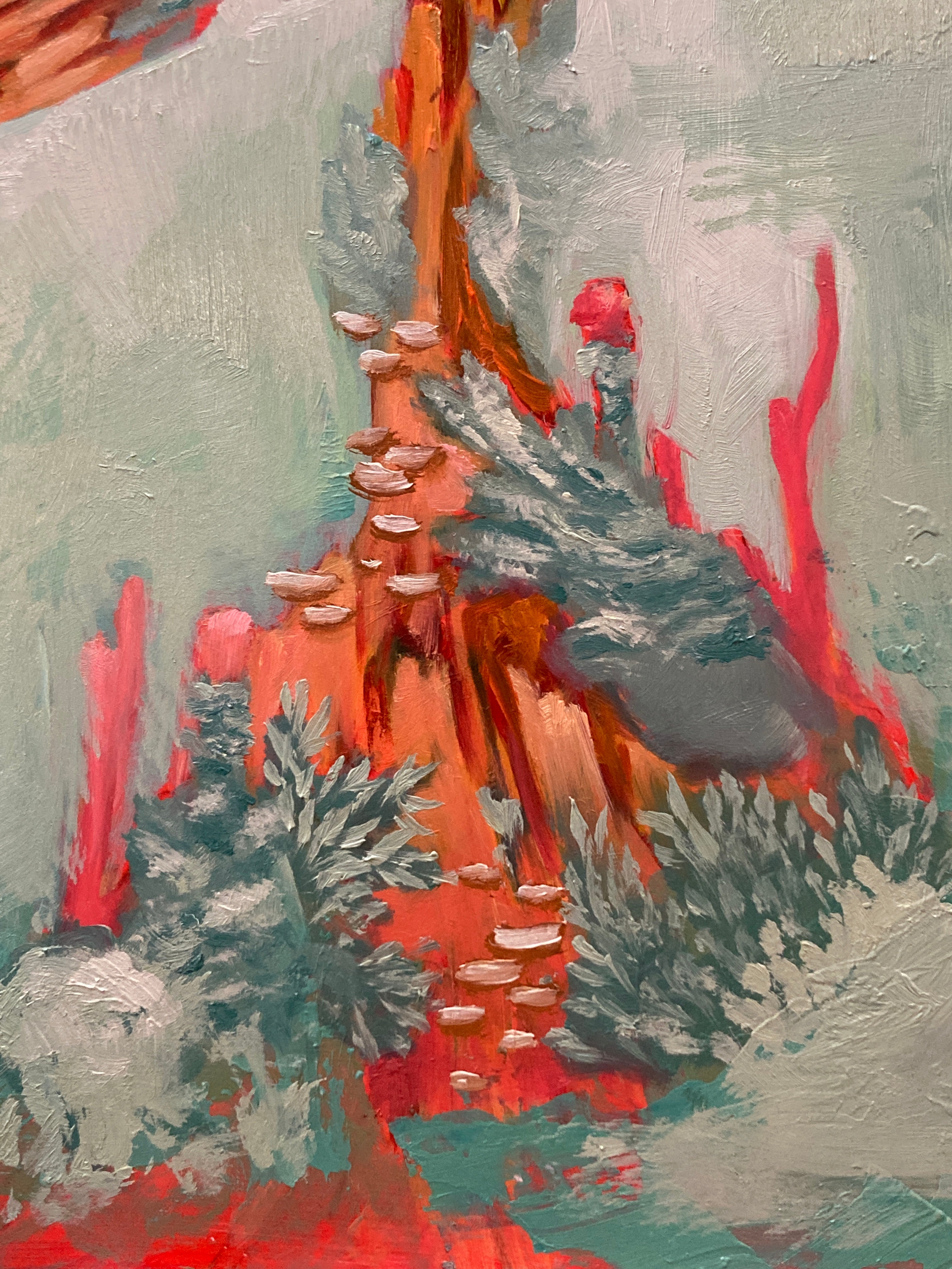 Theta Dweller - Original painting - 8x10 - Acrylic and Oil on gesso board