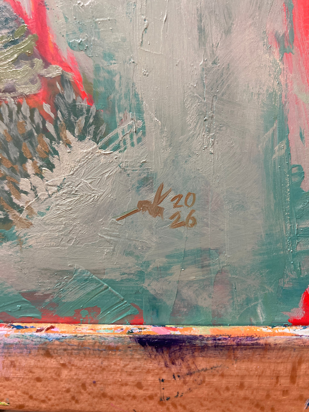 Theta Dweller - Original painting - 8x10 - Acrylic and Oil on gesso board