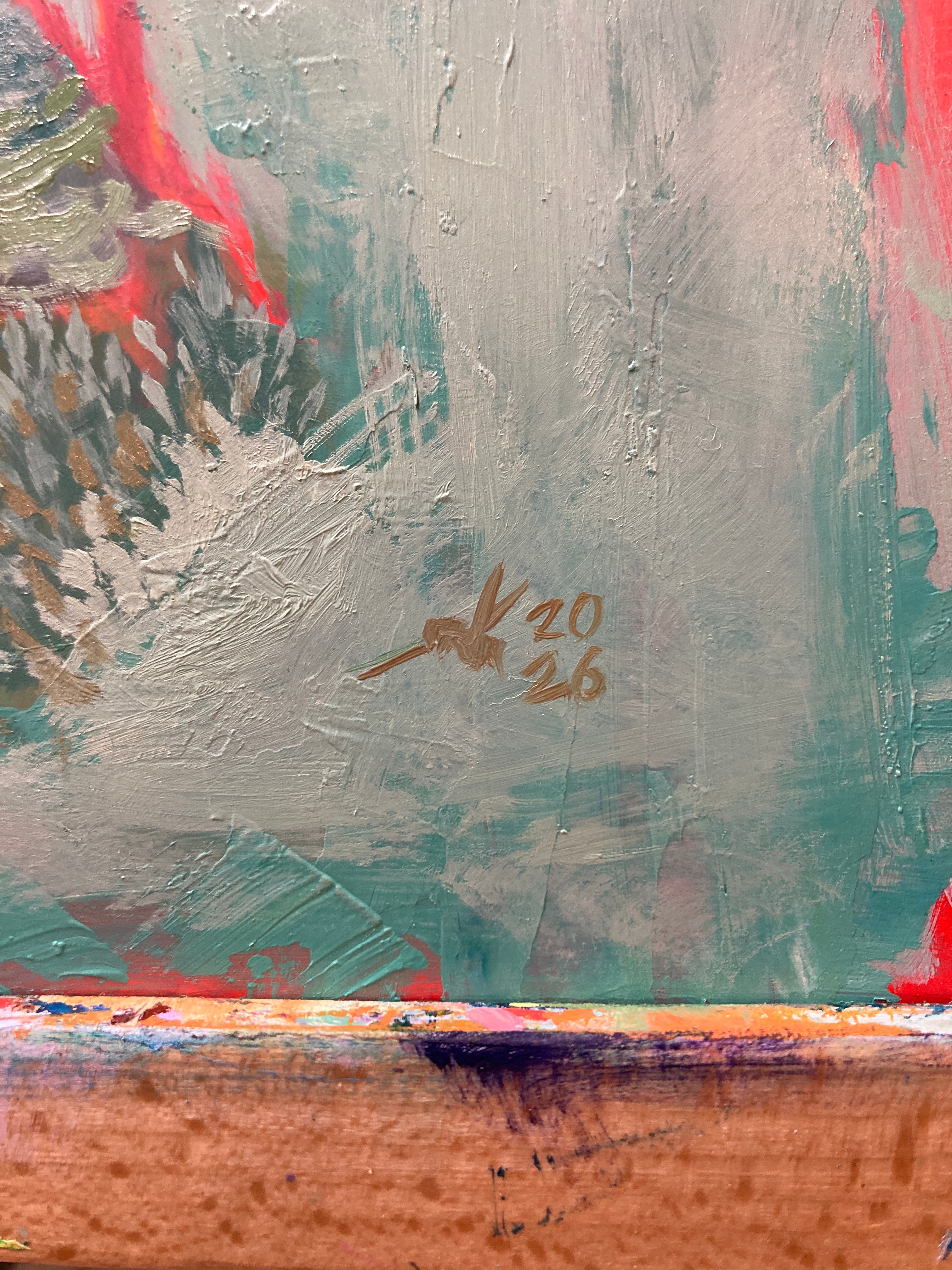 Theta Dweller - Original painting - 8x10 - Acrylic and Oil on gesso board